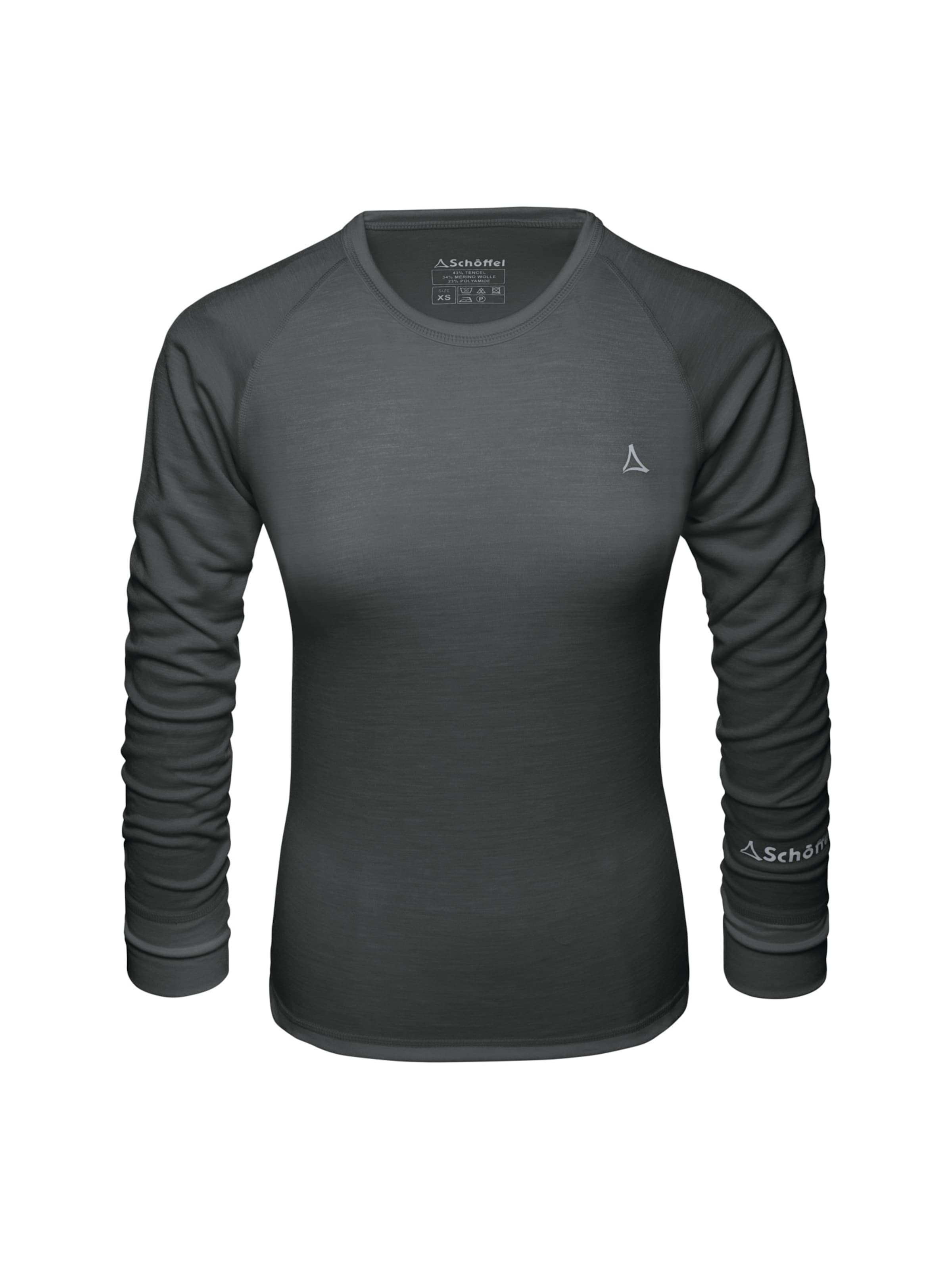 Schöffel Funktionsshirt in Schwarz: Vorderseite