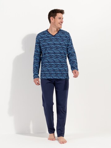 HOM Pyjama lang ' Tenerife ' in Gemengde kleuren: voorkant
