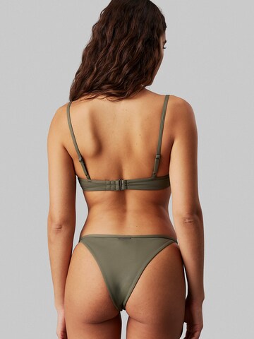 Calvin Klein Swimwear Bikinihose 'Essentials' in Grün