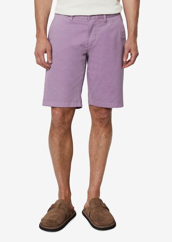 Marc O'Polo Regular Chino Pants 'Reso' in Purple: front