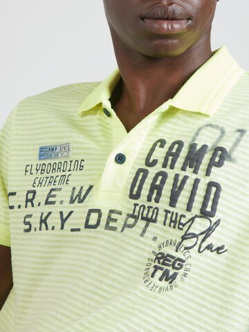CAMP DAVID Shirt in Geel