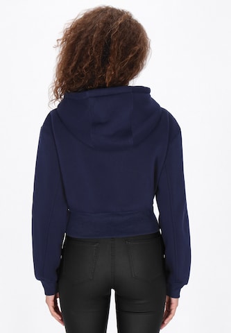 faina - Sudadera con cremallera en azul