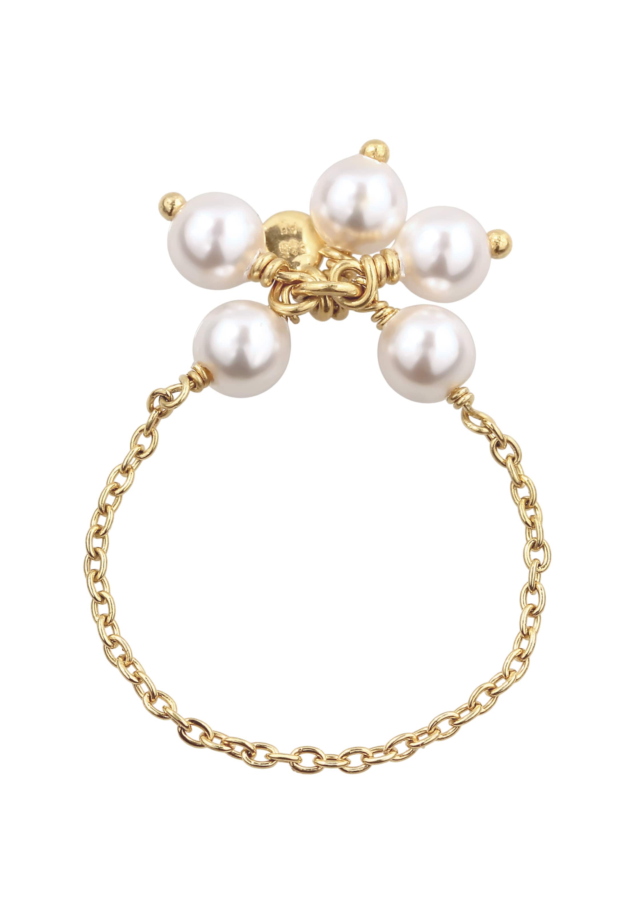 ELLI Ring 'Pearl' in Goud