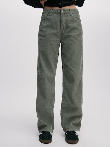 ABOUT YOU x Marie von Behrens Regular Trousers 'Eve' in Green: front