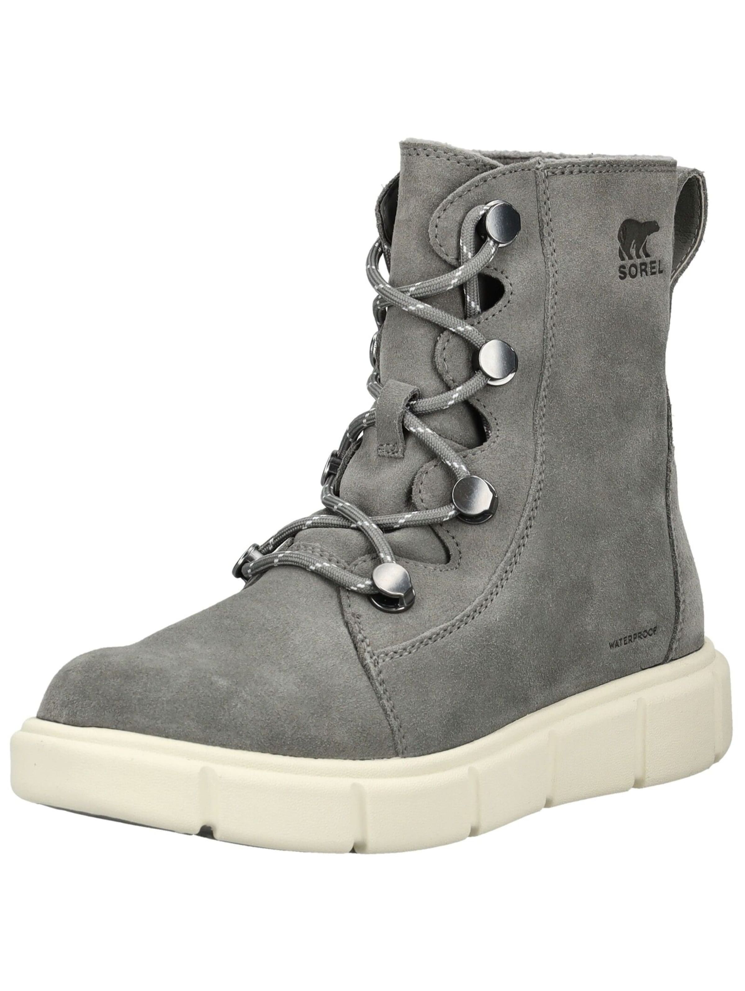 SOREL Lace-up bootie in Grey: front