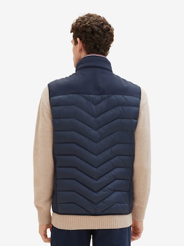 Gilet TOM TAILOR en bleu