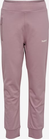 Pantalon Hummel en violet : devant