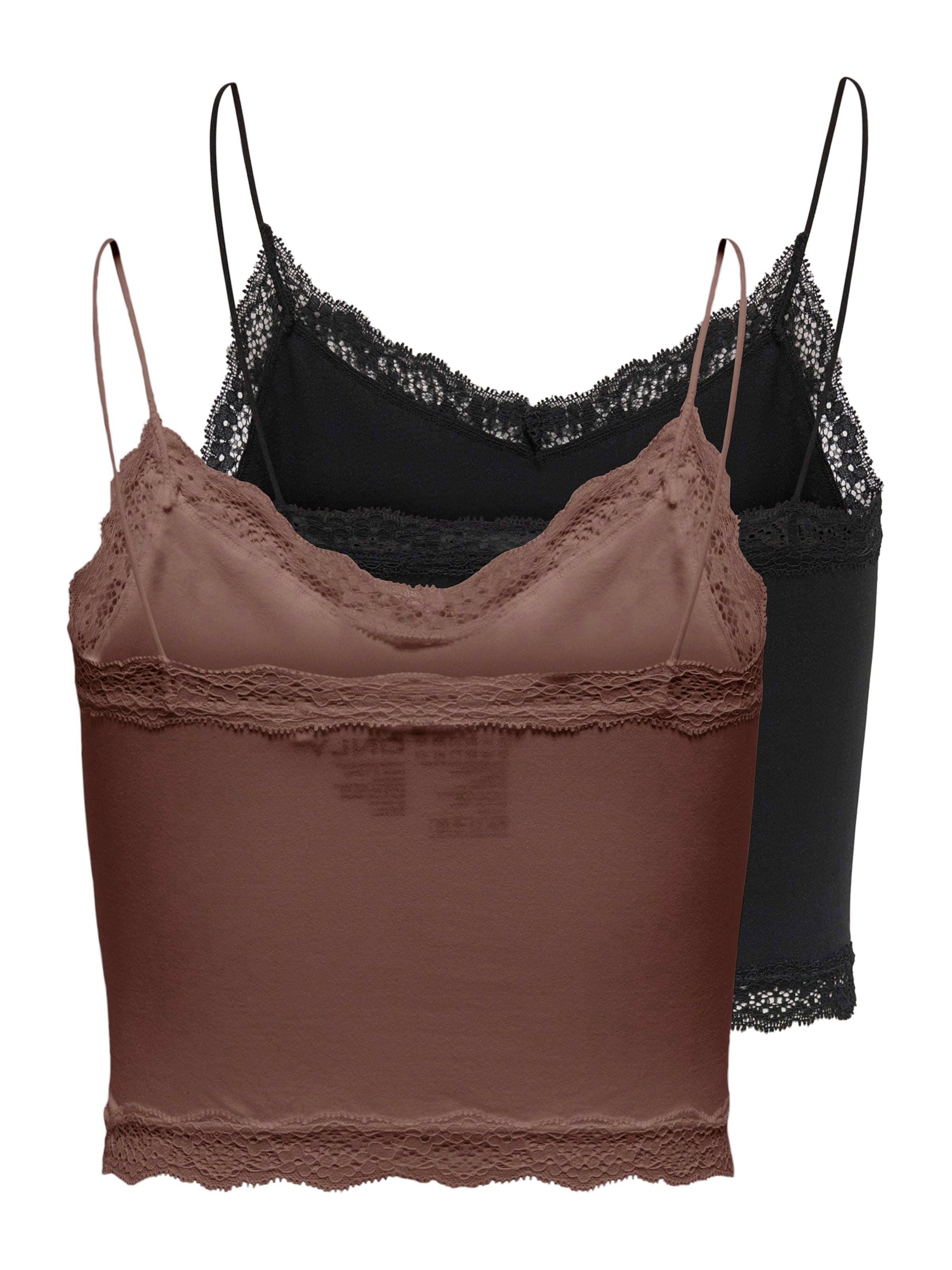 ONLY Undershirt 'ONLVICKY' in Brown