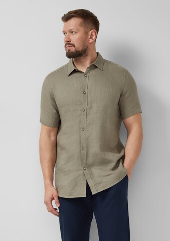 Coupe regular Chemise s.Oliver en vert : devant