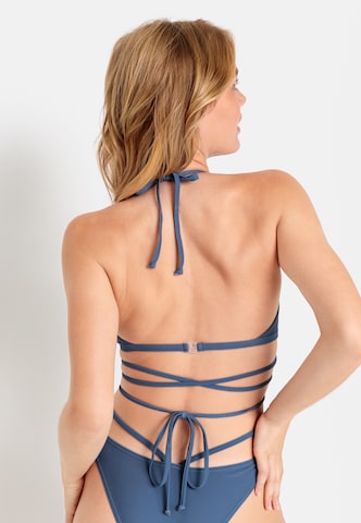 Triangolo Top per bikini di LSCN by LASCANA in blu