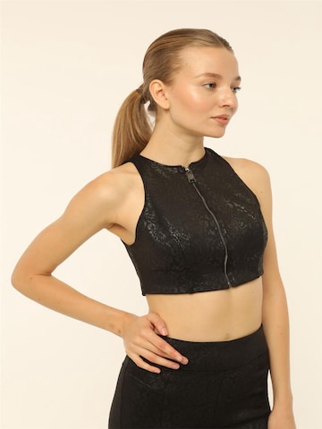 Col haut Soutien-gorge HOME STORE en noir