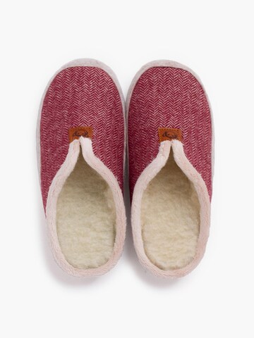 Pisamonas - Zapatillas de casa en rojo