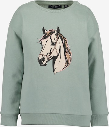 Sweat-shirt BLUE SEVEN en vert : devant