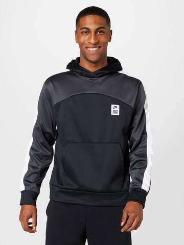 NIKE Sports sweatshirt in Black: front