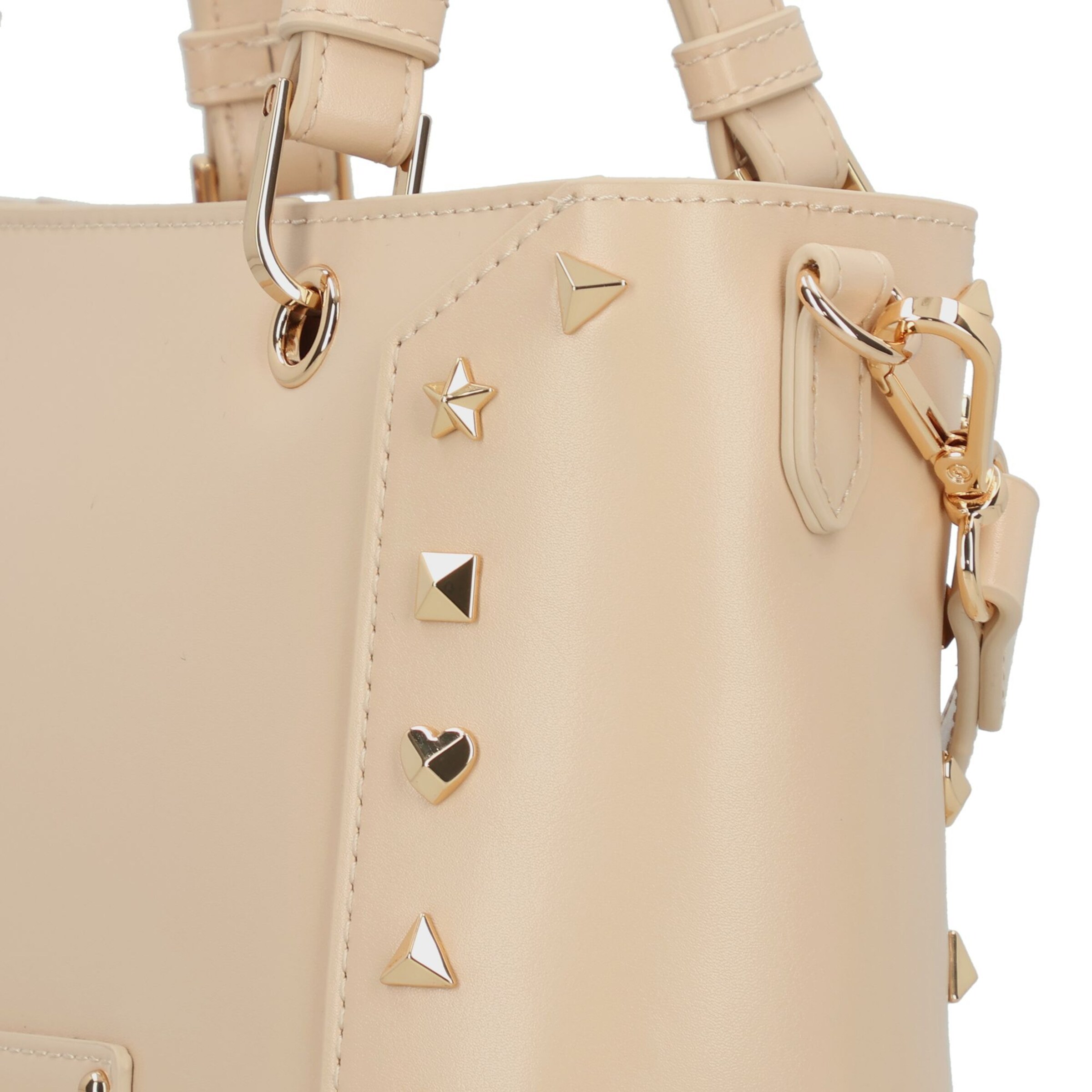 Love Moschino Handtas 'Timeless' in Beige