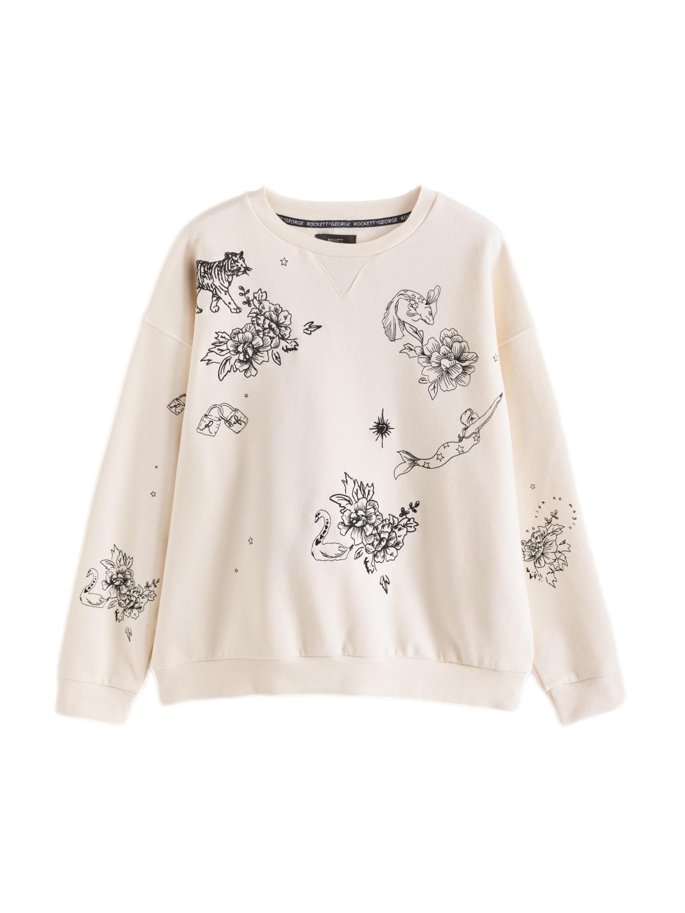 Rockett St George Свитшот в Бежевый: спереди