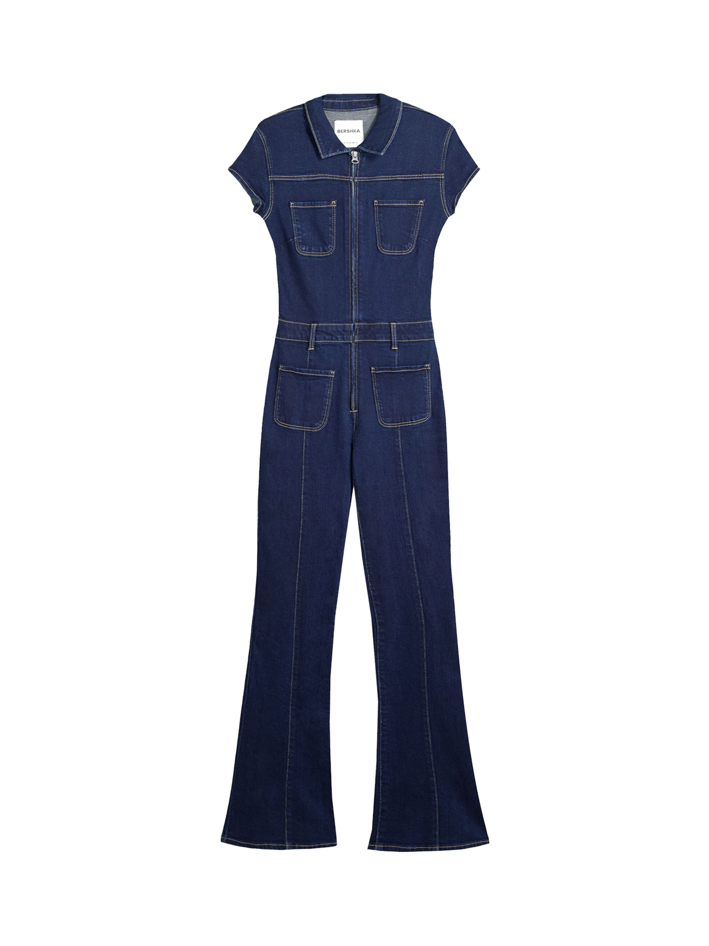 Bershka Jumpsuit i blå: framsida