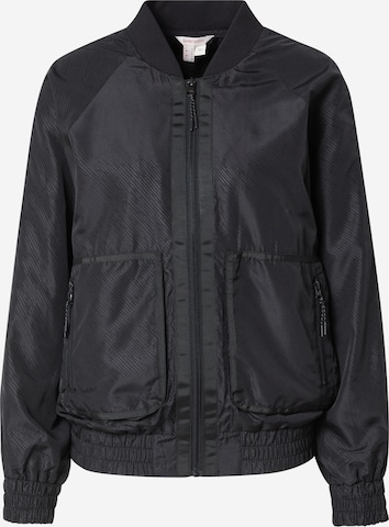 ESPRIT SPORT Athletic Jacket in Black: front
