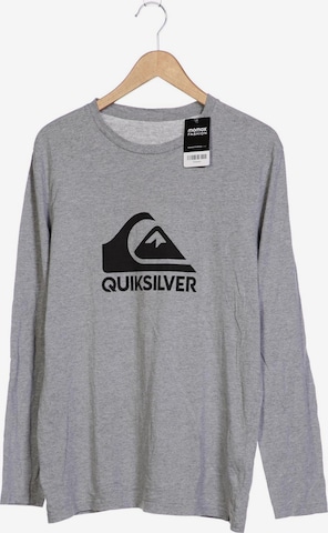 QUIKSILVER Langarmshirt M in Grau: predná strana