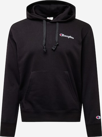 Champion Authentic Athletic Apparel Sweatshirt in Black: front