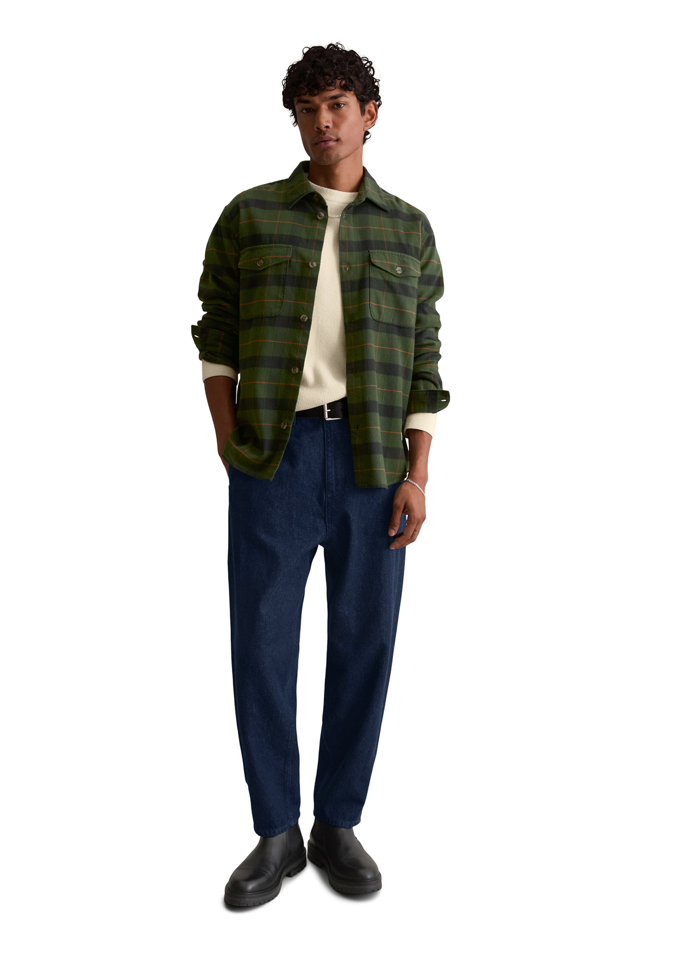 Marc O'Polo DENIM Regular fit Button Up Shirt in Green