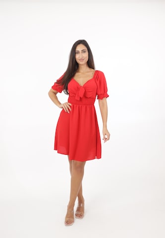 Elara Summer dress in Red: front