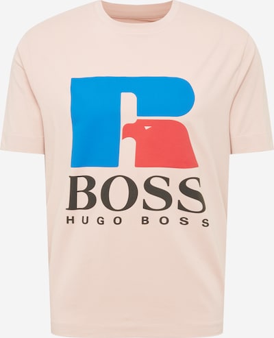 BOSS Casual Shirt 'T_RA 2' in blau / puder / rot / schwarz, Produktansicht