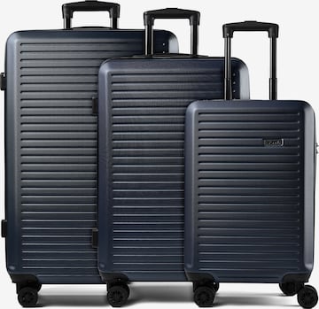 Ensemble de bagages 'Grand Canaria' Nowi en bleu : devant