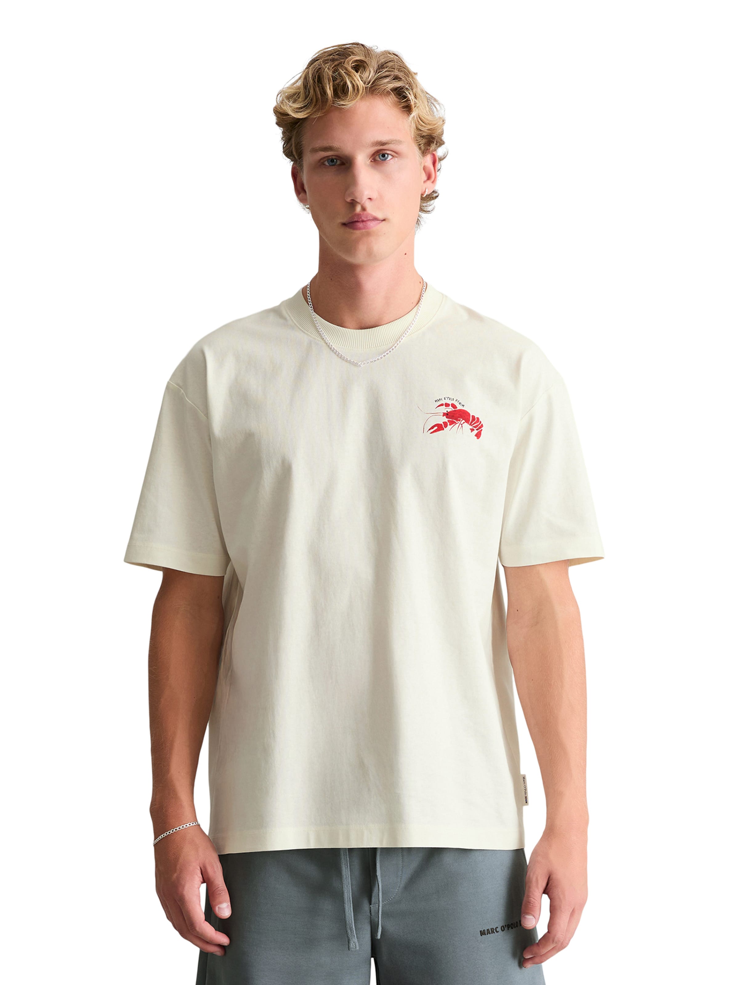 Marc O'Polo DENIM Shirt in Wit: voorkant