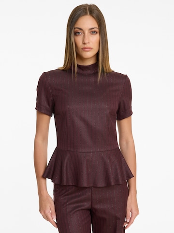 Ana Alcazar Blouse 'Adeno' in Lila: voorkant