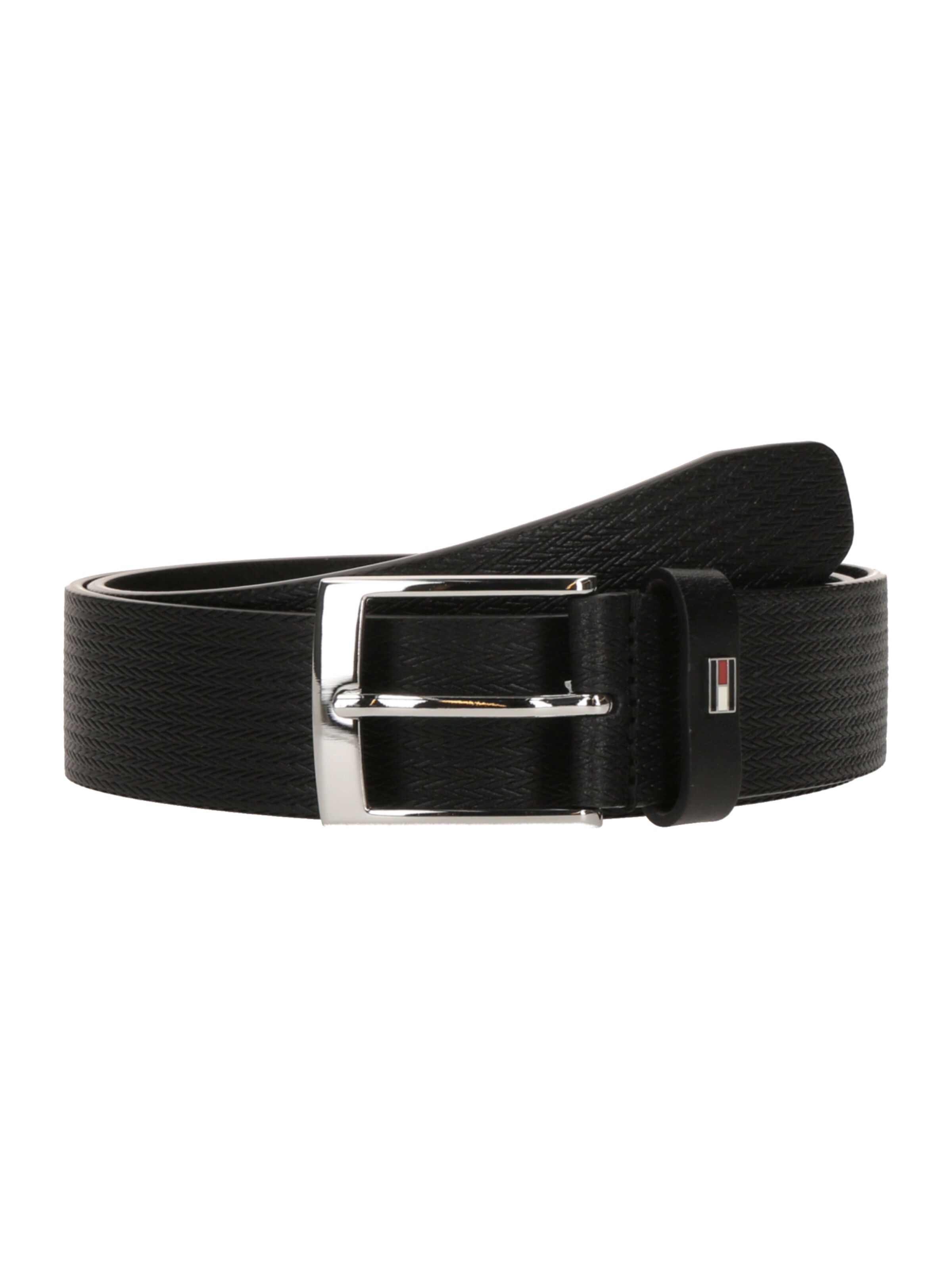 Ceinture 'Adan' TOMMY HILFIGER en noir : devant