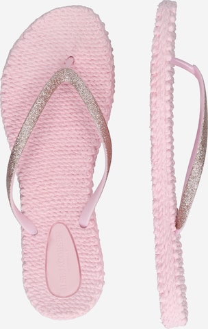 ILSE JACOBSEN T-Bar Sandals in Pink