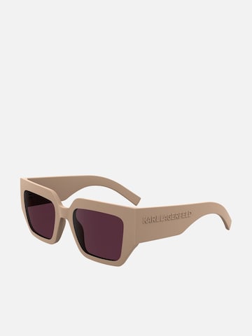Karl Lagerfeld Sunglasses in Beige: front