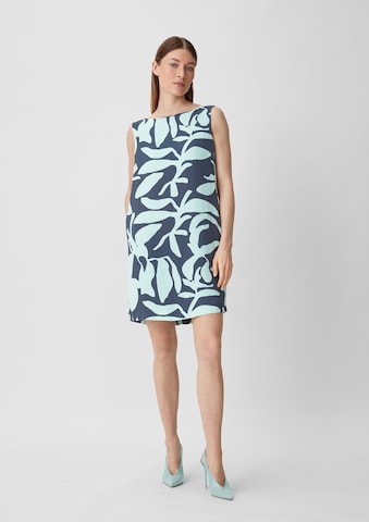 COMMA Dress in Blue: front