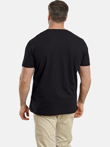 Charles Colby Shirt 'Earl Mills' in Black