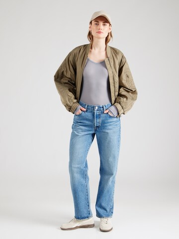 AMERICAN VINTAGE Μπλουζάκι 'MASSACHUSETTS' σε μπλε