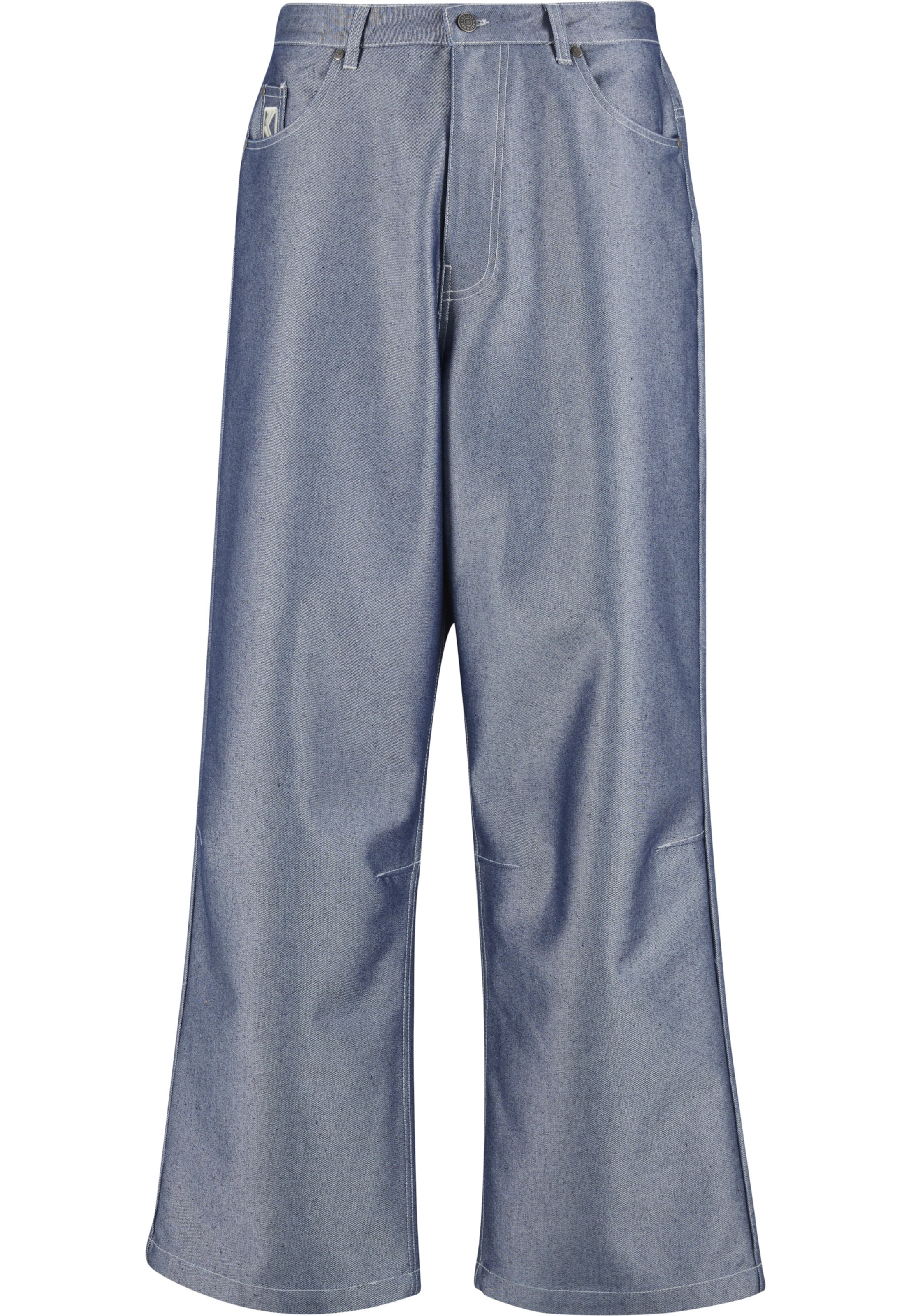 Karl Kani Loosefit Džíny – stříbrná: přední strana