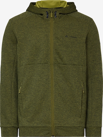 VAUDE Sportsweatvest ' M Neyland Hiking Hoody ' in Groen: voorkant