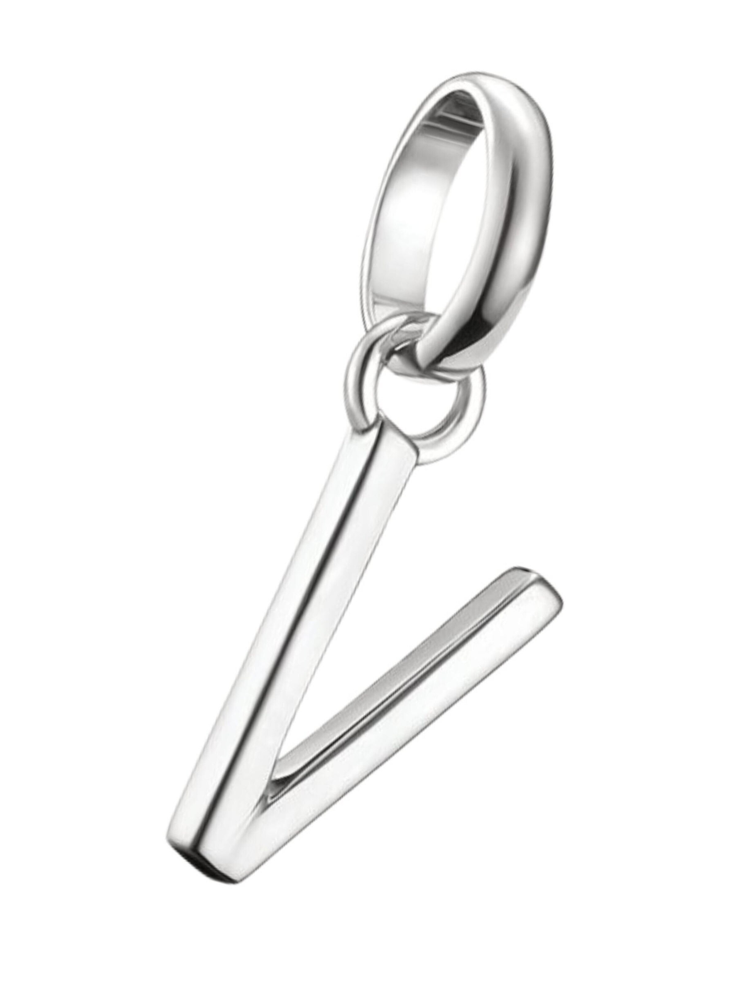 Pendentif 'Charm-Anhänger Buchstabe V Connect Silber' Thomas Sabo en argent