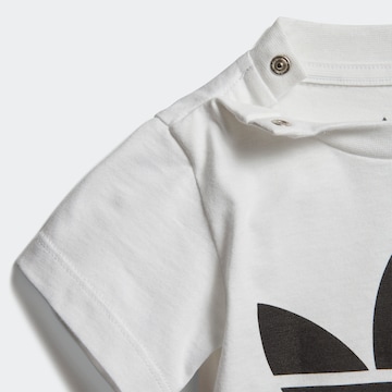 T-Shirt 'Trefoil' ADIDAS ORIGINALS en blanc