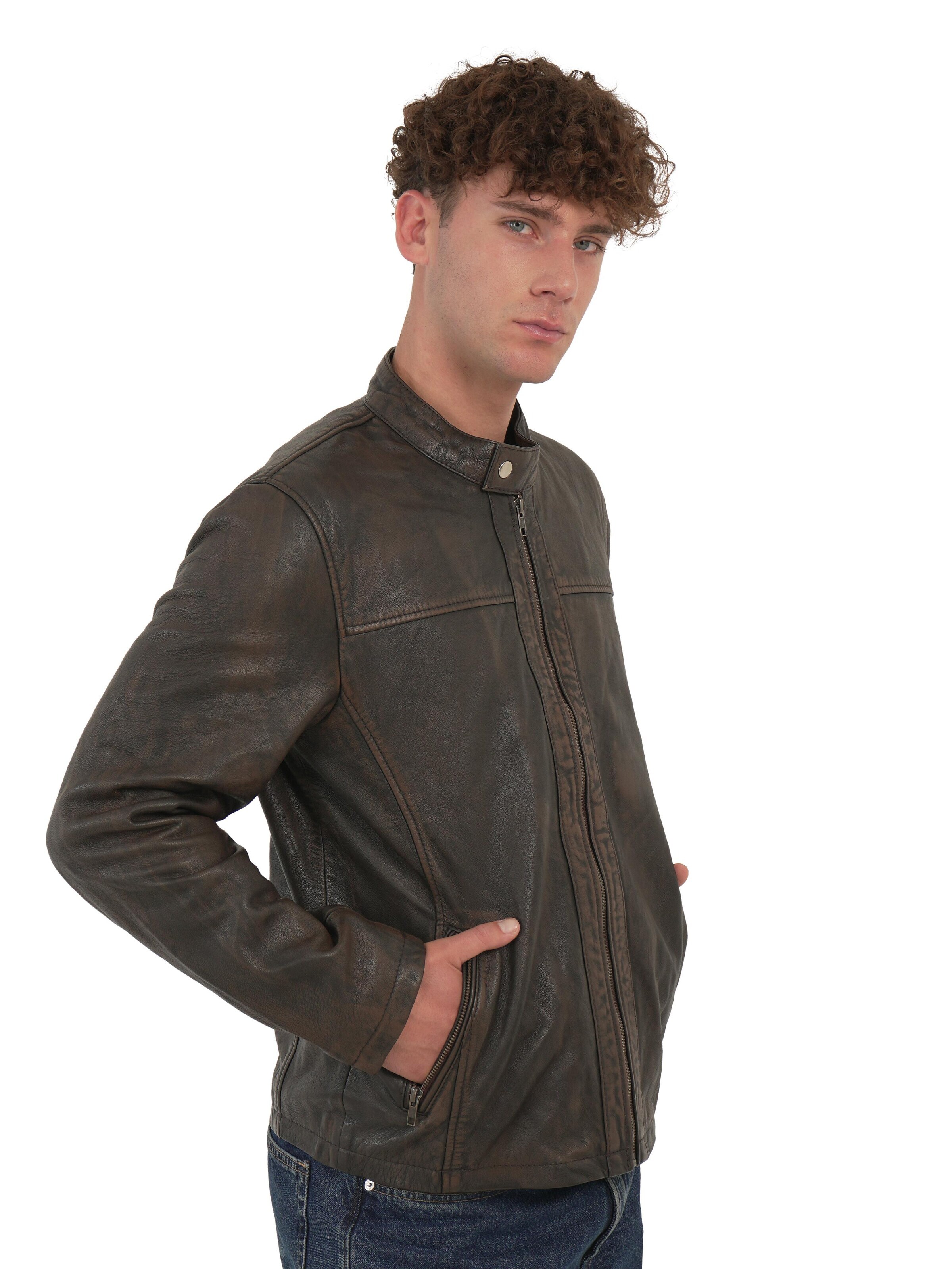 Giacca di mezza stagione 'Maverick' di Chic and Clicks in marrone