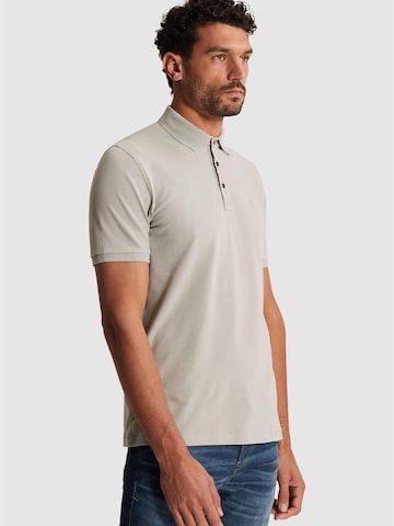CAST IRON Paita 'Polo shirt in piqué with stretch' värissä harmaa