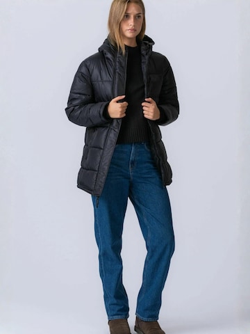 Veste d’hiver ' Long Puffer ' TEESHOPPEN en noir