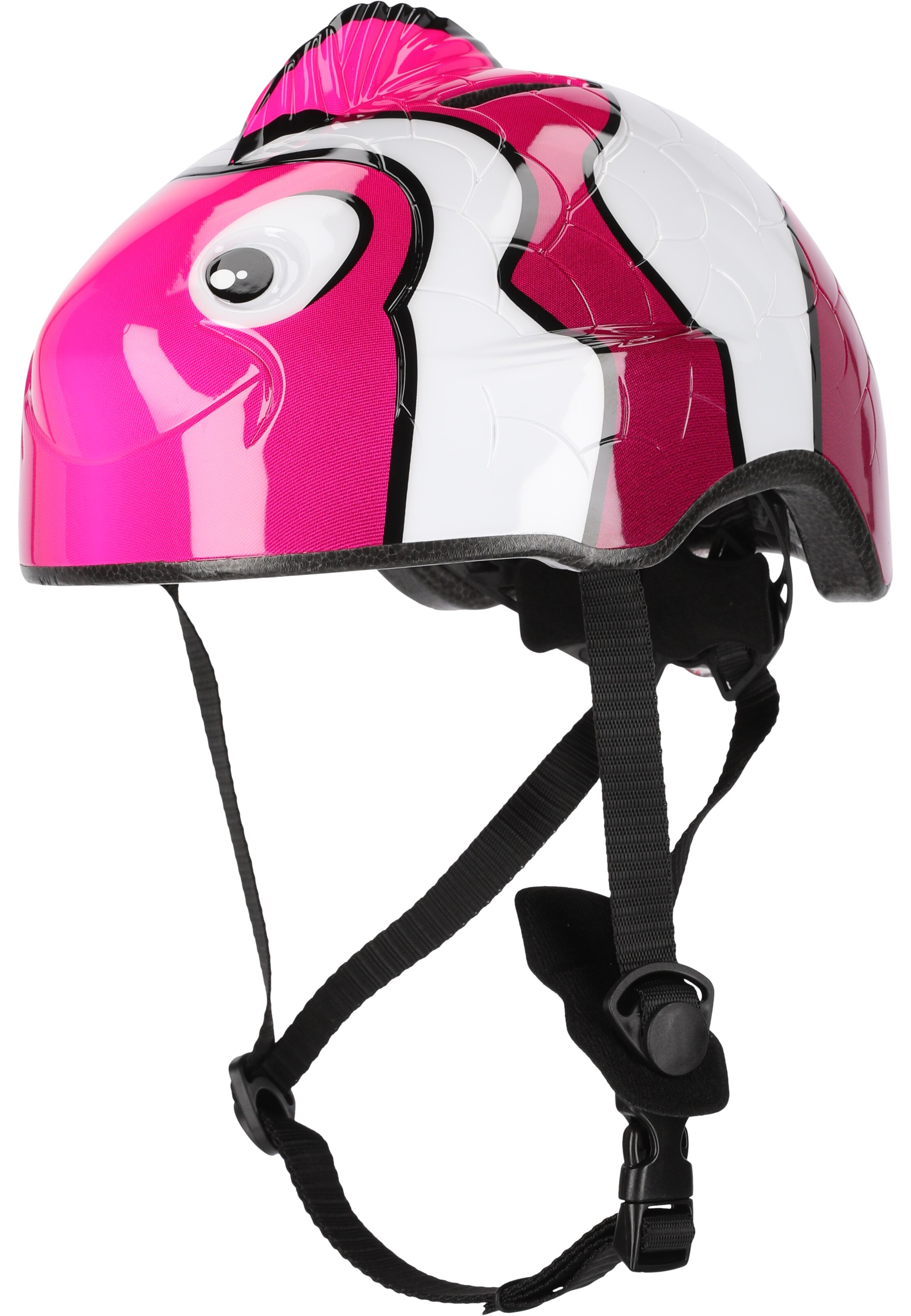 Crazy Safety Helmet 'Clown Fish' in Pink: front