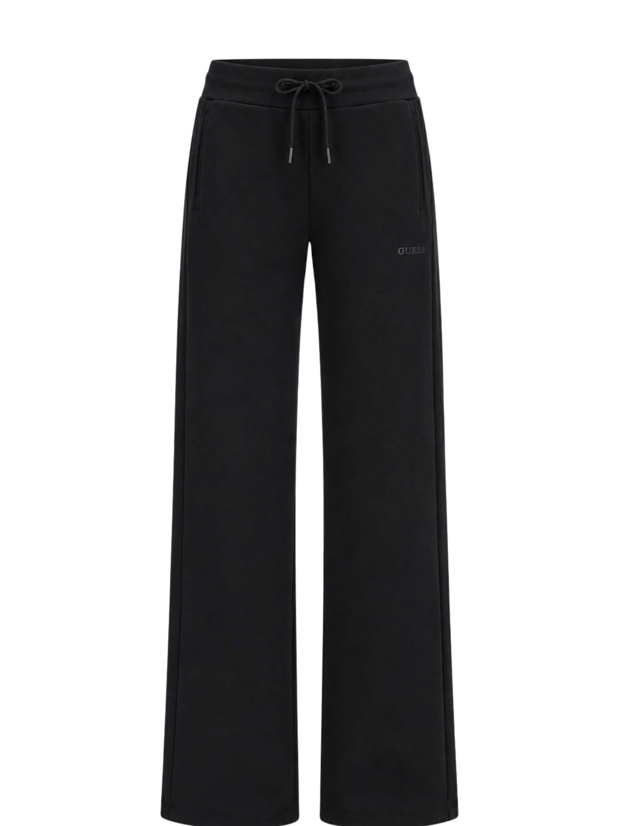 GUESS Wide Leg Bukser 'Pantaloni V6BB20K6366' i sort: forside