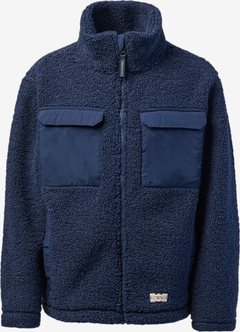 Denim Factory - Chaqueta polar 'Denver' en azul: frente