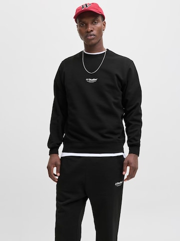 JACK & JONES Sweatshirt 'JJESOHO' in Zwart: voorkant
