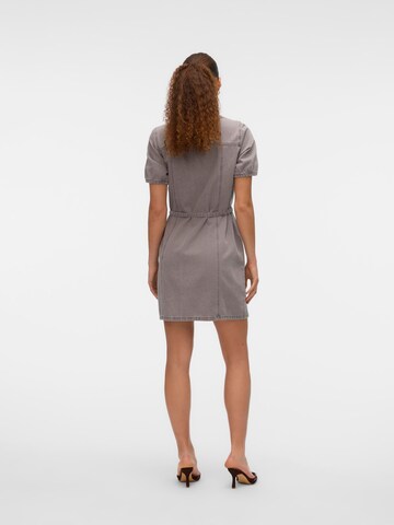VERO MODA Shirt Dress 'VMJanet' in Grey