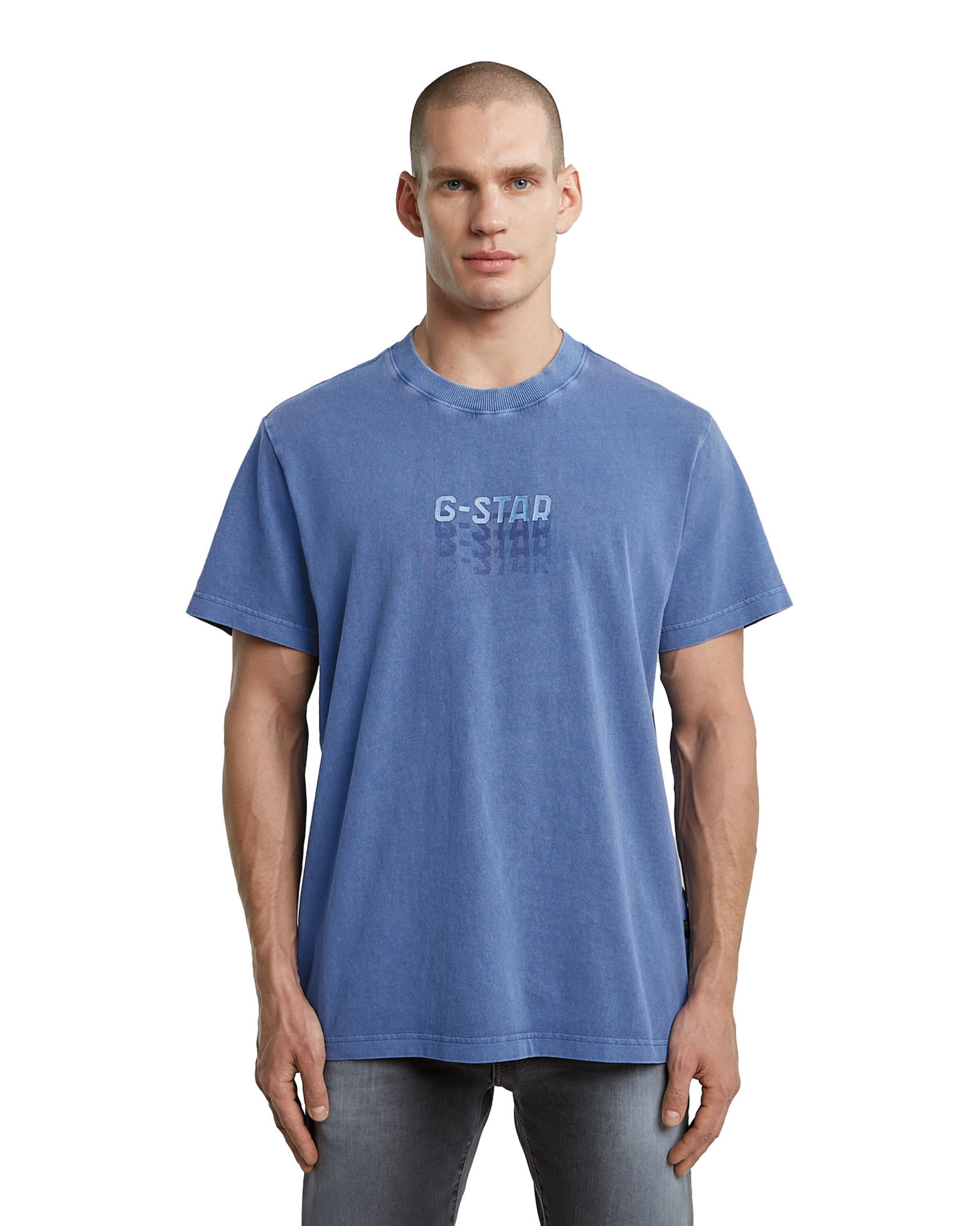 G-STAR T-Shirt in Blau: Vorderseite