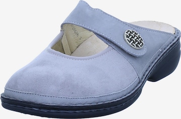 Finn Comfort Clogs 'Asinara' in Blue: front